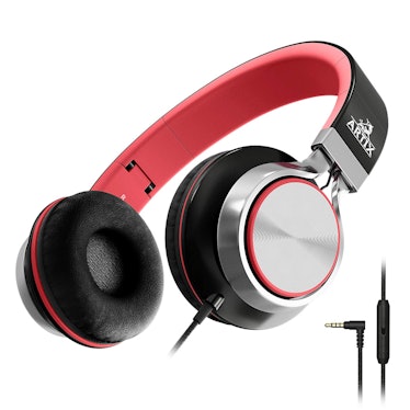 Artix CL750 Foldable Headphones with Microphone and Volume Control, On-Ear Stereo Earphones, Headset...