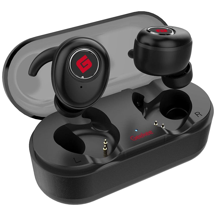 True Wireless Earbuds Bluetooth 5.0 Headphones, Sports in-Ear TWS Stereo Mini Headset w/Mic Extra Ba...