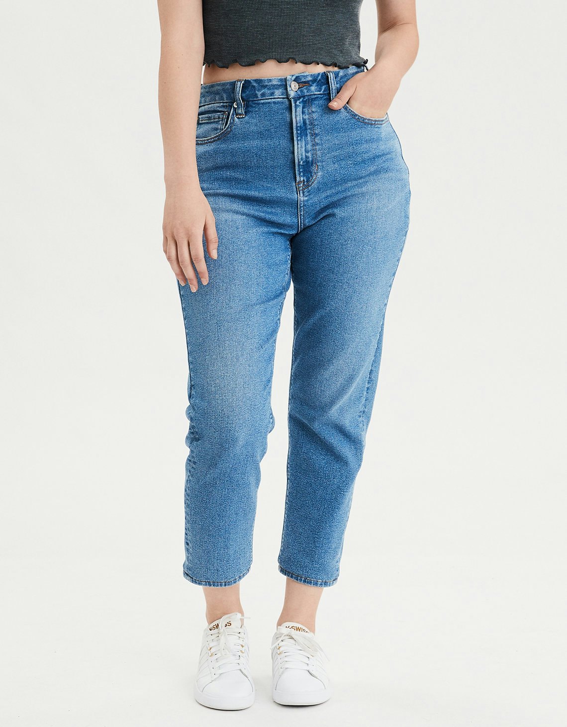 american eagle plus size mom jeans