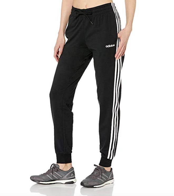 Adidas Women's Essentials 3-Stripes Single Jersey Pants