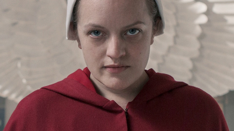 Image result for handmaid's tale june looking at camera