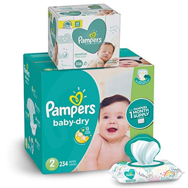 Baby Dry Disposable Baby Diapers, 234 Count 