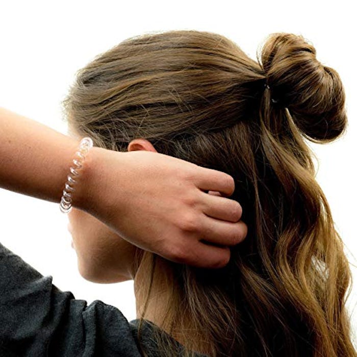 Kitsch Clear Coil Hair Ties (4 Pack)