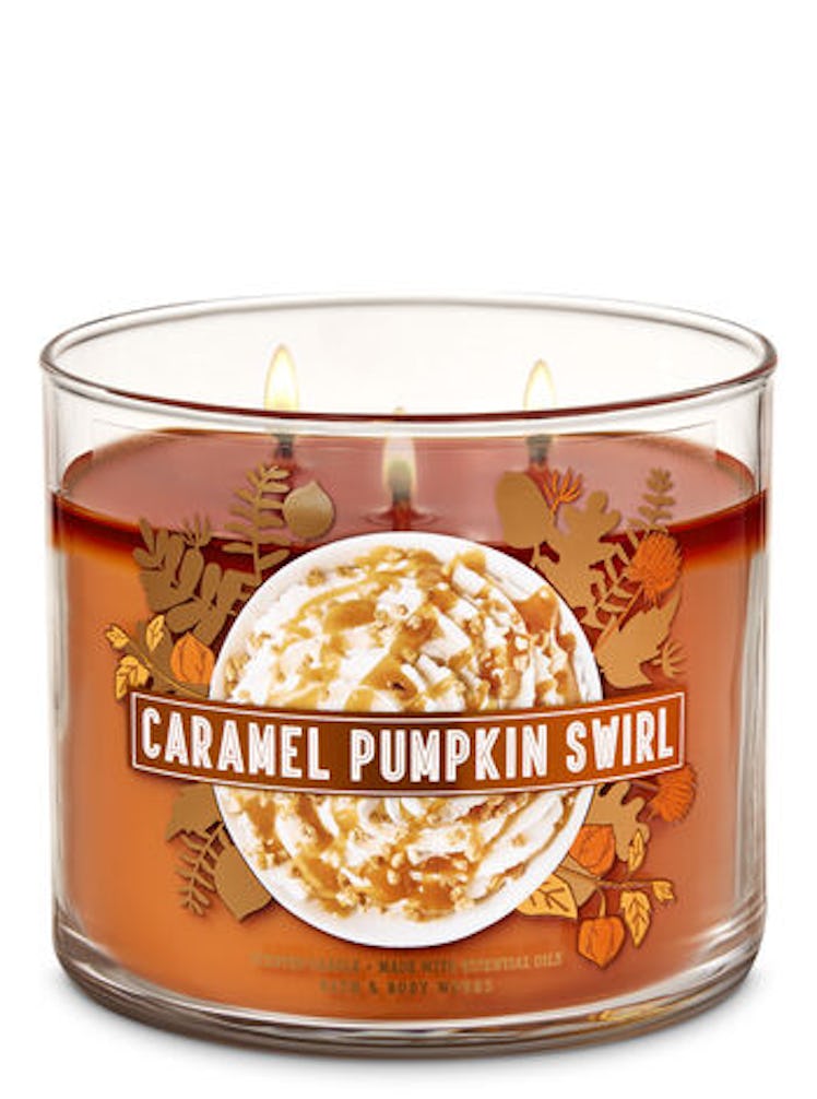 Caramel Pumpkin Swirl 3-Wick Candle