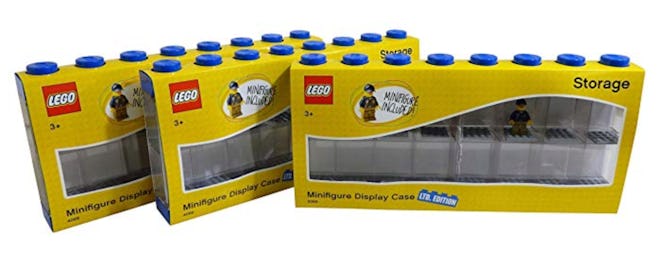 LEGO Minifigure Display Case with Bonus Minifigure 3-Pack