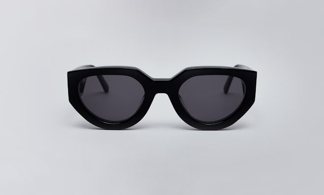 TURBO Unisex Acetate Sunglasses in Space Black and Smoke