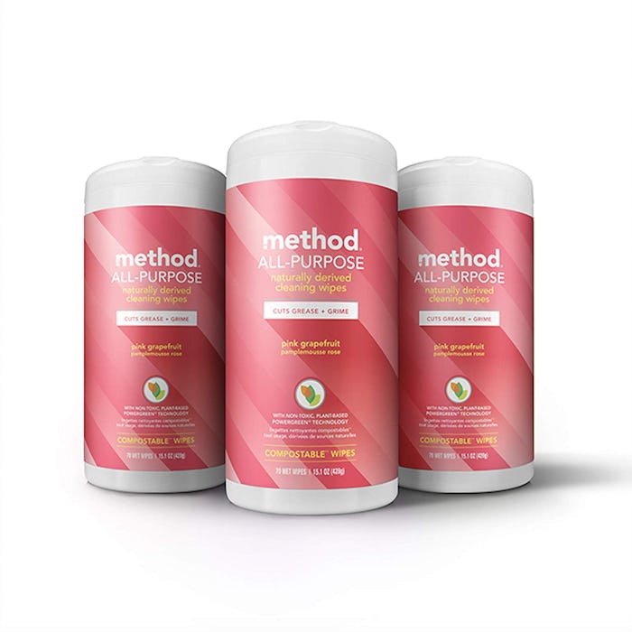 Method All-Purpose Cleaning Wipes (3-Pack), Pink Grapefruit