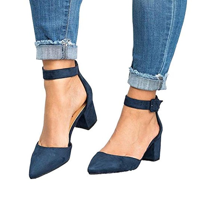 Laicigo Block Heel Shoes