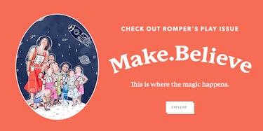 The cover of Romper's 'Make.Believe' issue