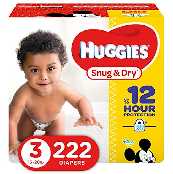 Snug & Dry Diapers, Size 3, 222 Count