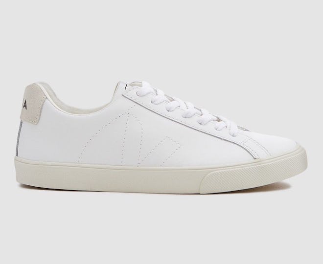 Esplar Leather Sneaker In Extra White