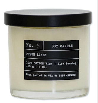 Lulu Candles Fresh Linen Scented Soy Candle