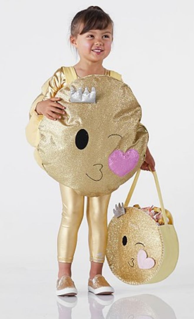 Toddler Glitter Emoji Costume