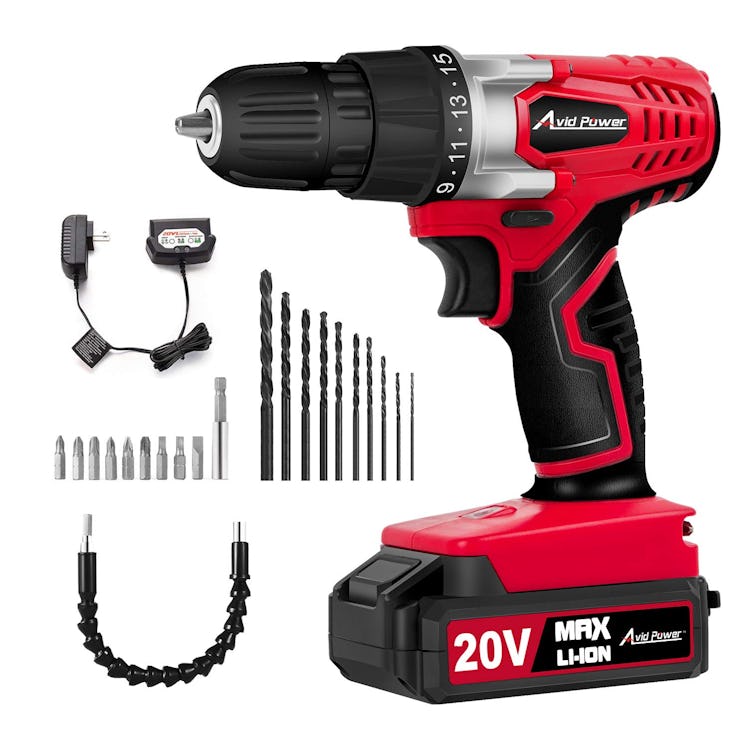 Avid Power 20V Max Lithium Ion Cordless Drill