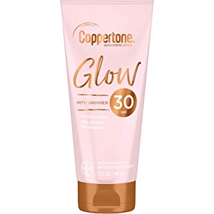 Coppertone Glow Sunscreen Lotion With Illuminating Shimmer Minerals