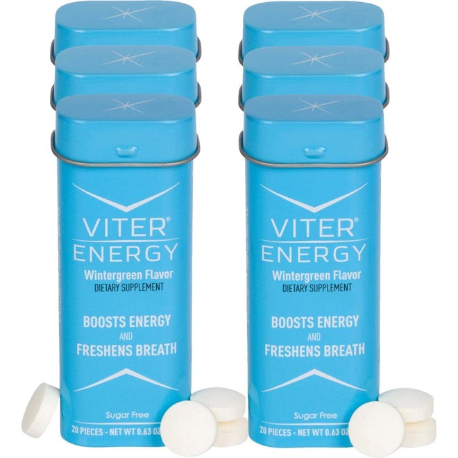  Viter Energy Caffeinated Wintergreen Mints (40 Mints)