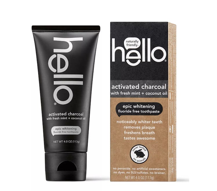 Hello Activated Charcoal Whitening Toothpaste
