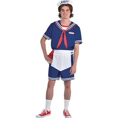 Stranger Things Scoops Ahoy Halloween Costumes For Steve Robin