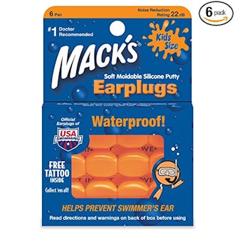 Mack’s Moldable Silicone Ear Plugs (6 Pairs)