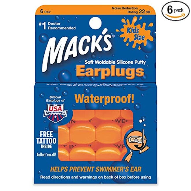 Mack’s Moldable Silicone Ear Plugs (6 Pairs)
