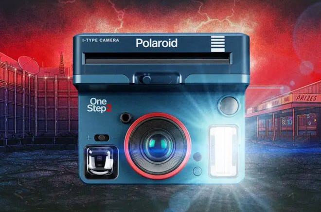 4. OneStep 2 Viewfinder I-Type Camera — 'Stranger Things' Edition