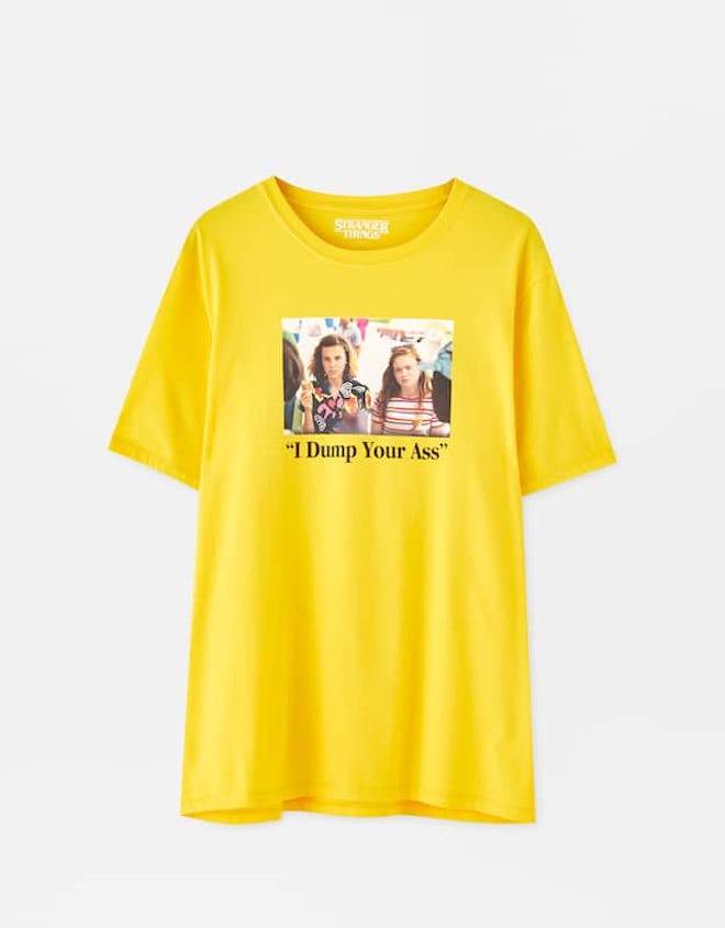 Yellow Stranger Things 3 Eleven and Max T-shirt