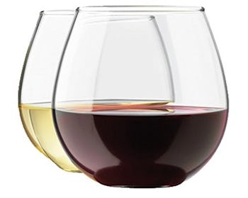 Zeppoli Stemless Wine Glasses (Set of 4)
