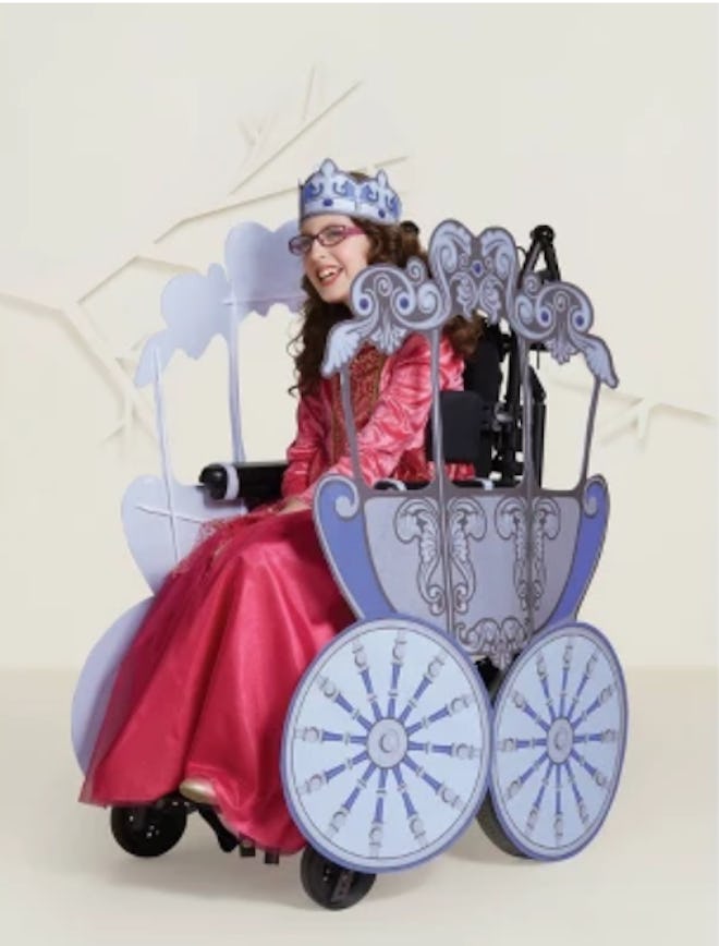 Adaptive Princess Carriage Halloween Costume Wheelchair Cover