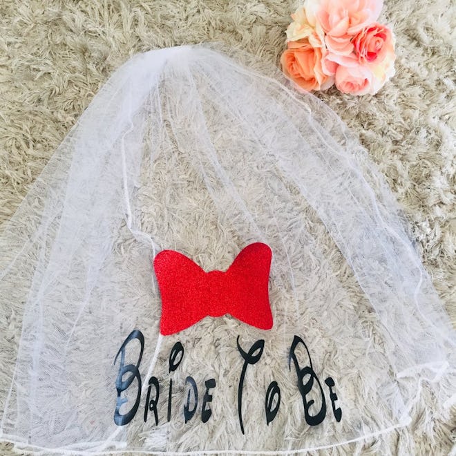 Disney Bride To Be Bachelorette Veil Disney