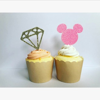 Disney Bachelorette Party Cupcake Toppers