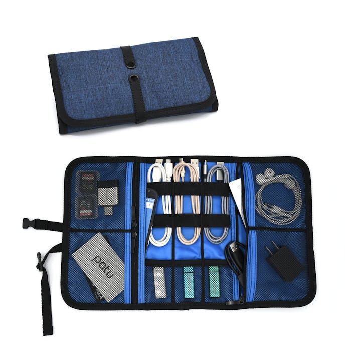 Patu Roll Up Electronics Accessories Organizer Case