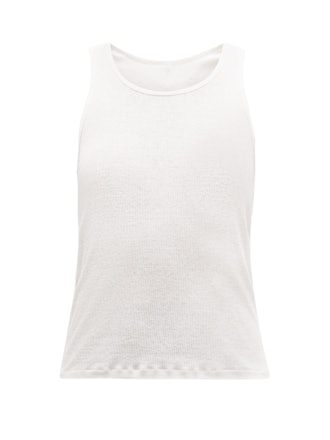 Ribbed Cotton Tank Top