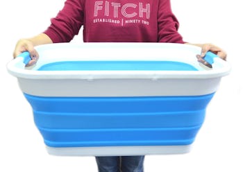 SAMMART Collapsible Plastic Tub