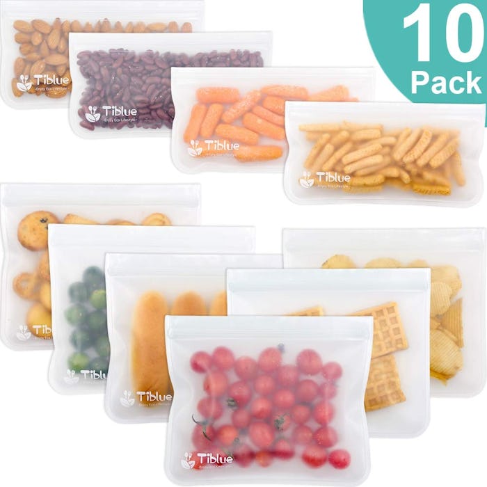 Tiblue Reusable Storage Bags (10 Piece Set)