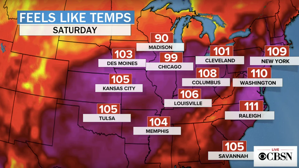 This Map Of The 2019 Heat Wave Will Help You Prepare For The