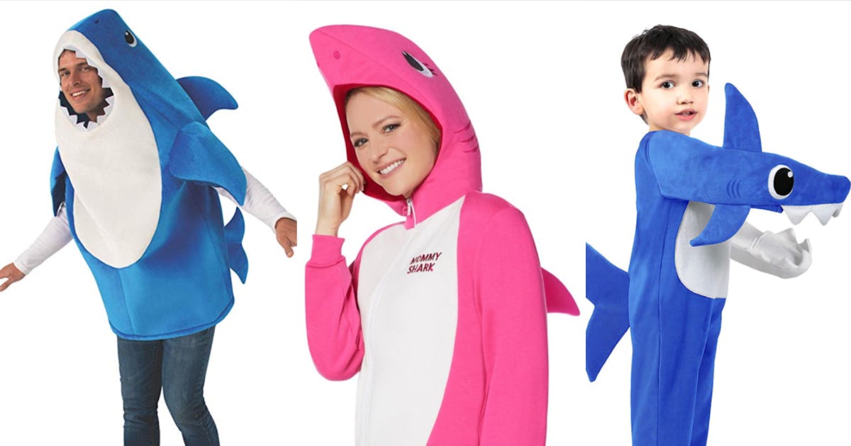 Baby Shark Family Halloween Costumes Already Exist You Re Never Getting Away From That Song Baby Shark Family Halloween Costumes Already Exist You Re Never Getting Away From That Song