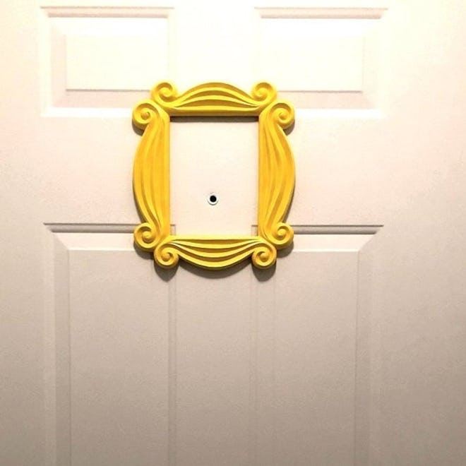 Friends Frame Yellow Peephole Door Prop
