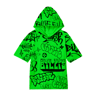 Billie Eilish x Freak City Green Hoodie