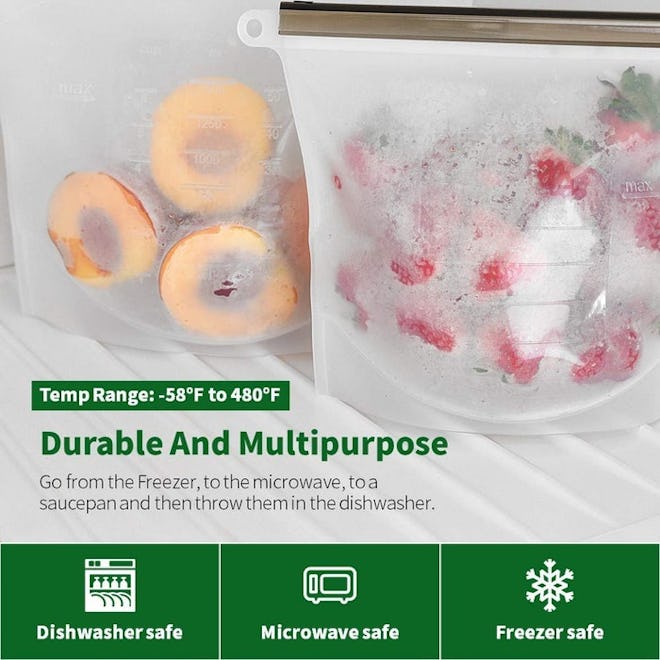 Nuku Reusable Food Storage Bags (Set Of 4)