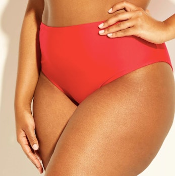 Xhilaration Women's Plus High Waist Bikini Bottom