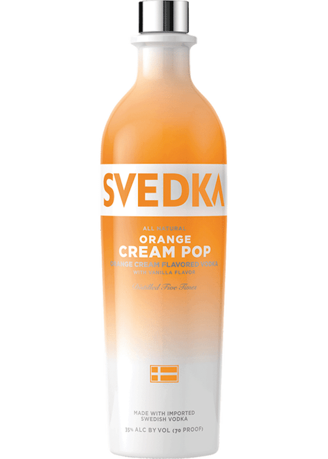 Svedka Vodka Orange Cream Pop