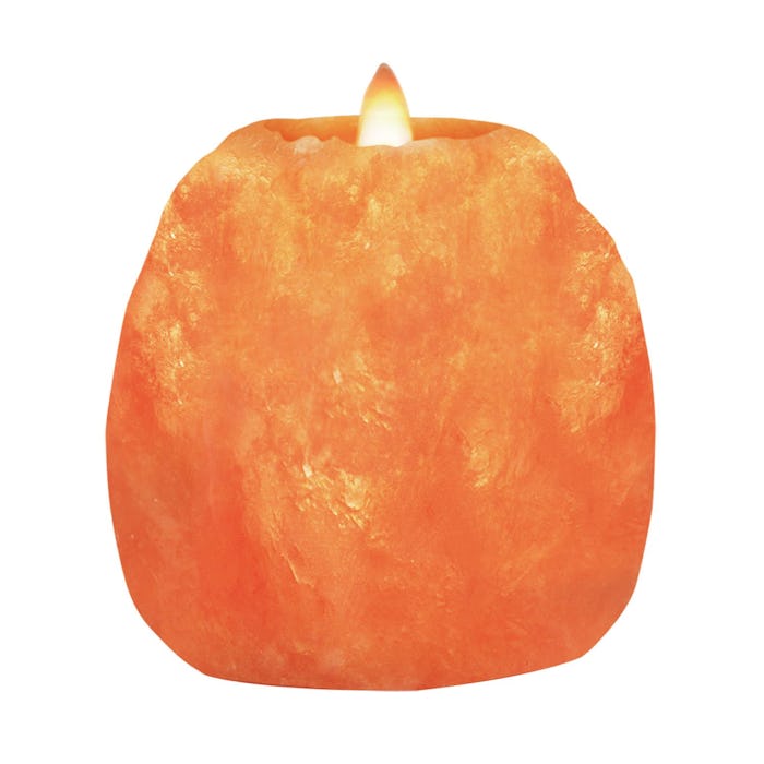 Himalayan Glow Salt Candle Holder 