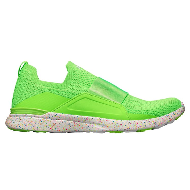 Techloom Bliss Sneaker in Neon Green/White/Speckle