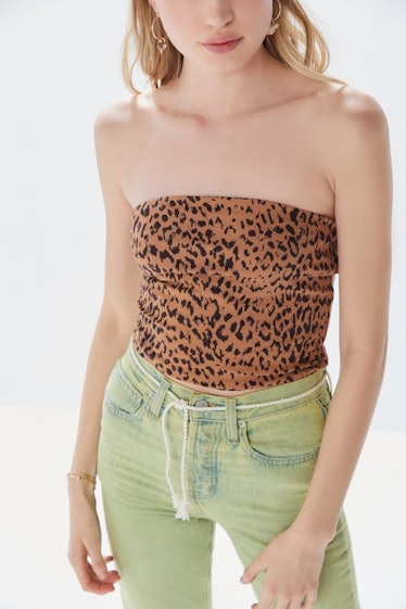UO Tal Cropped Tube Top