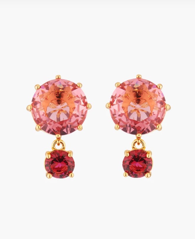 La Diamantine Multicolored Stud Earrings