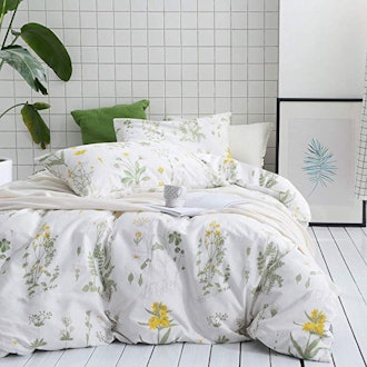 Wake In Cloud - Botanical Duvet Cover Set