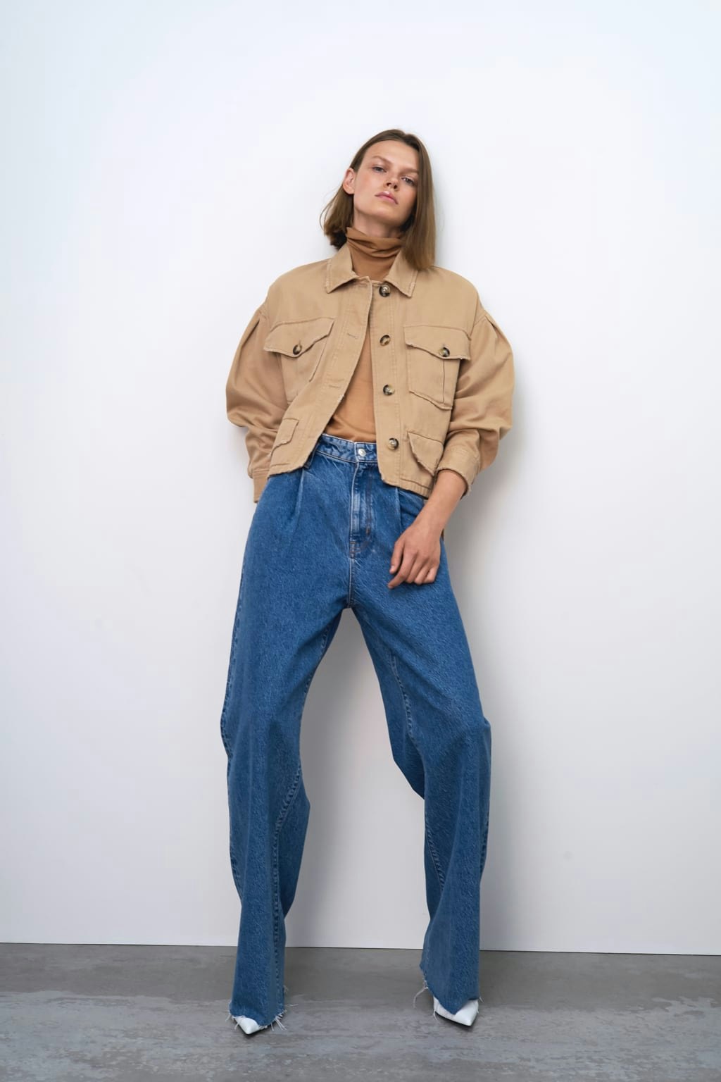 slouchy z1975 jeans with darts