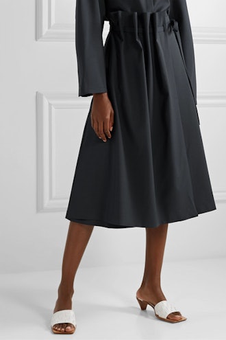 LE 17 SEPTEMBRE Asymmetric Woven Wrap Skirt