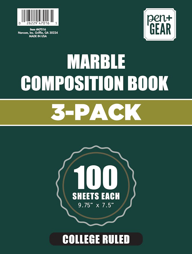 Marble Composition Notebook (3 pk)