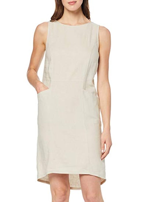 Meraki Sleeveless Linen Dress